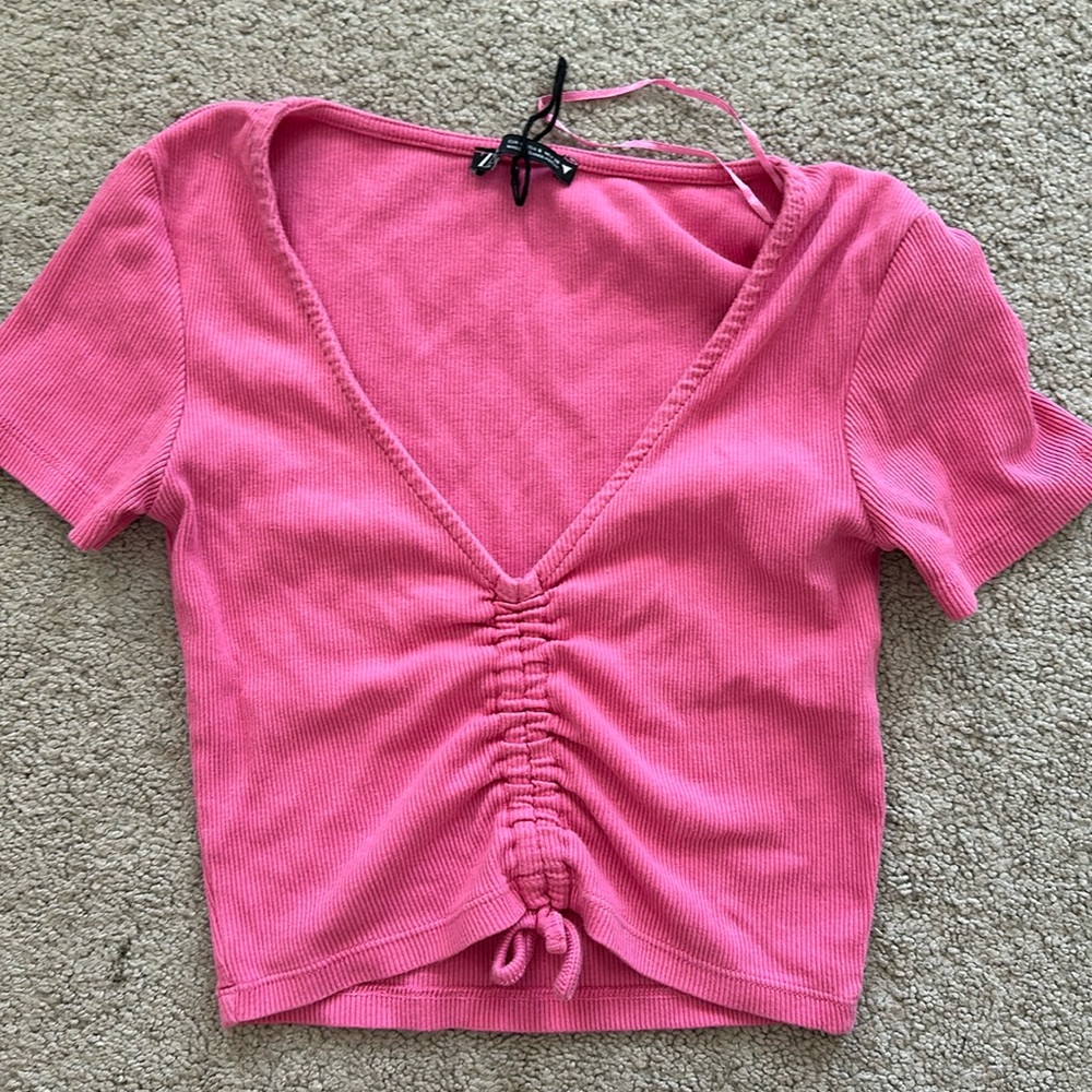 Pink Zara top